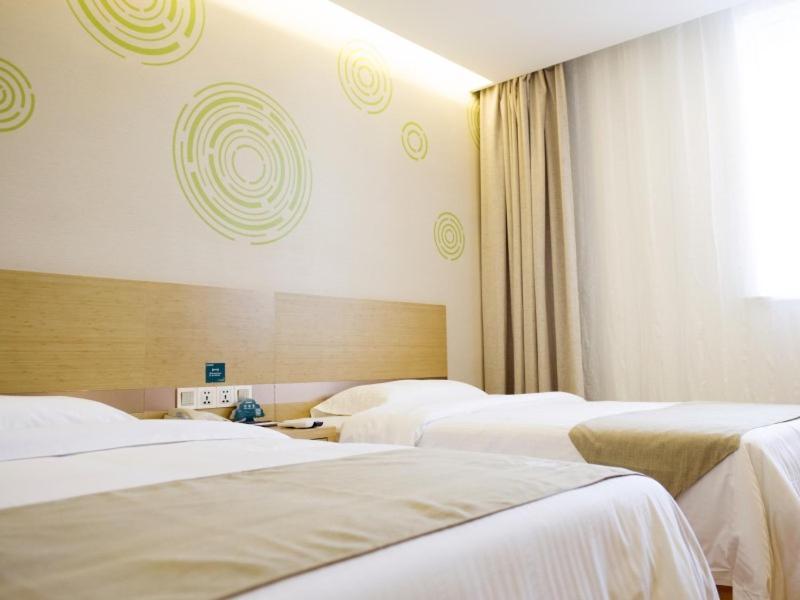 Greentree Inn Nantong Qidong Lvsi Harbour Express Hotel Bagian luar foto